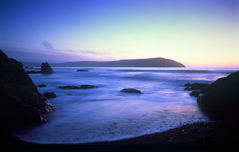 Dragon point as seen from Trebetherick Cornwall